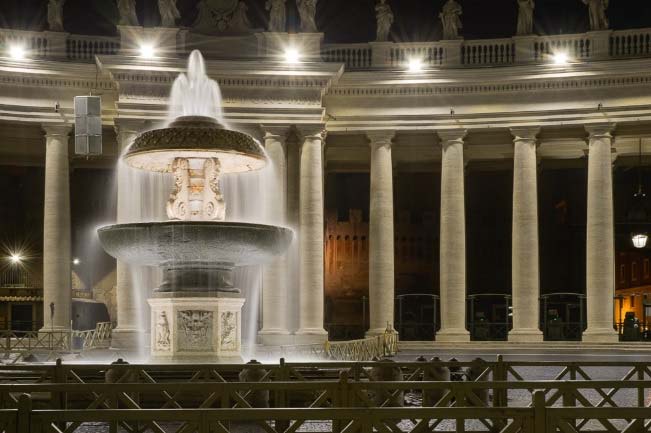 LA LUCE ABBRACCIA SAN PIETRO